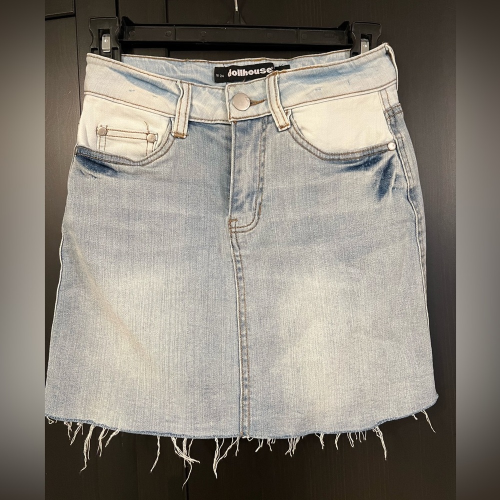Dollhouse Denim Skirt